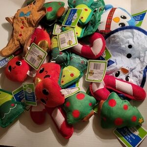 Bundle 20 Holiday Dog Toys New With Tags